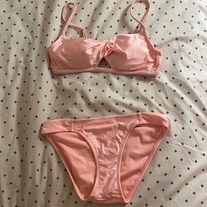 Target Pink Shimmer Bikini